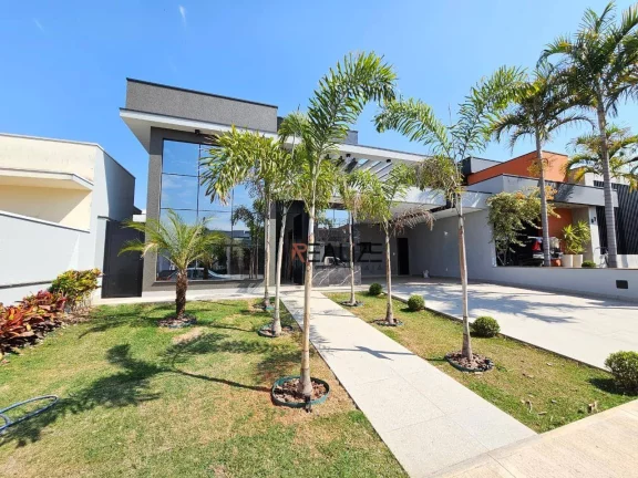 Imagem Casa térrea com 4 suítes à venda, 250 m² por R$ 2.950.000 - Condomínio Dona Lucilla - Indaiatuba/SP