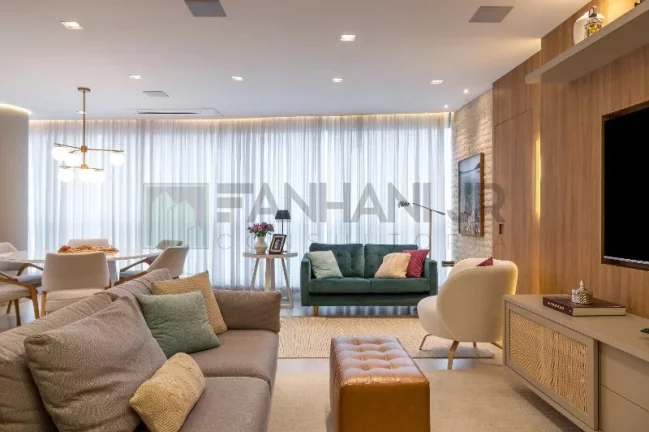 Imagem Apartamento de luxo à venda em São Paulo-SP, Vila Nova Conceição: 3 quartos, 3 suítes, 3 salas, 4 banheiros, 3 vagas, 168m².