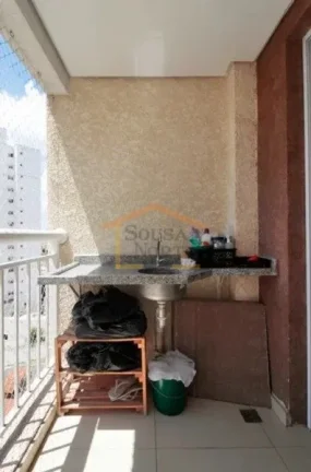 Imagem Apartamento de 52m² com 2 dormitórios, um com armário, 1 banheiro, sala para dois ambientes com s...