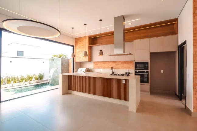 Imagem Casa moderna com 3 suítes à venda, 156 m² por R$ 1.490.000 - Condomínio Residencial Viena - Indaiatuba/SP