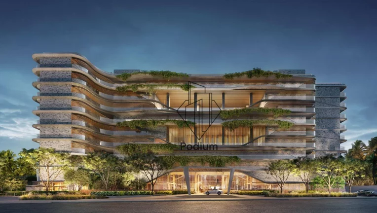 Imagem Flats térreo com área privativa à beira mar da praia de Ponta de Campina - FL0524