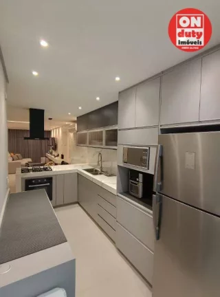 Imagem Apartamento com 2 dormitórios à venda, 89 m² por R$ 910.000,00 - Pompéia - Santos/SP