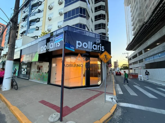 Imagem Aluguel Anual de sala comercial de esquina no Centro de Piçarras, Adriano Carpes Imóveis Aluga