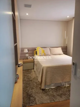Imagem Apto venda 3 dorm vista piscina andar alto, 123m Cond Domo Life SBC SP