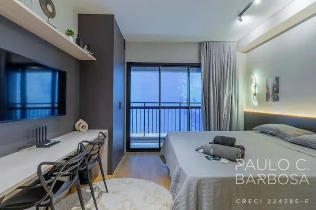 Imagem Santa Cecília Venda - Studio Mobiliado - 24m² - Sem vaga