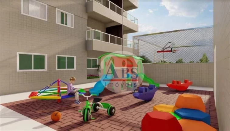 Imagem Apartamento com 2 dormitórios à venda, 70 m² por R$ 390.000,00 - Nova Mirim - Praia Grande/SP