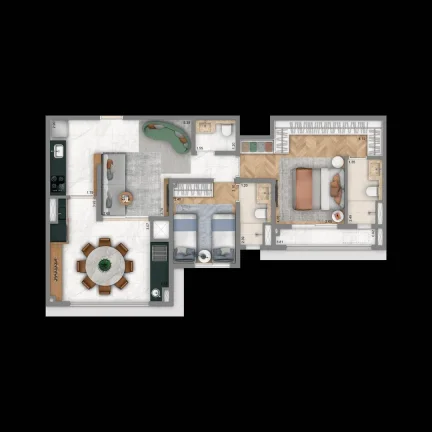 Imagem Apartamento Aclimação - 76M², 2 Dorms, 2 Suítes, 1 Vaga, Lazer Completo.