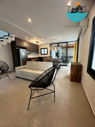 Imagem Lançamento - Casa a venda em Juquehy, com 3 suítes, sala, cozinha americana, churr. ... piscina privativa, 136m² área construída | Juquehy Imobiliária