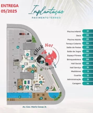 Imagem Apartamento novo de frente para o mar para venda próximo ao centro de Mongaguá