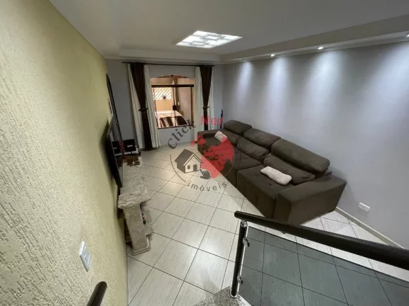 Imagem Sobrado estudo permuta sobrado , 2 Dorms c suite , varanda , quintal c churrasq , Edicula 1 dorms , 2 vagas , bairro Parque Novo Oratório, Santo André