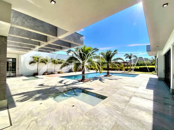 Imagem Elegância e sofisticação no condomínio Portal Japy Golf Club em Cabreúva