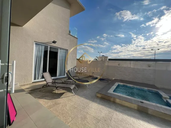 Imagem Casa Sobrado, 4 Dormitórios (2 suítes) Condomínio Monaco Urbanova - Sjc. 
