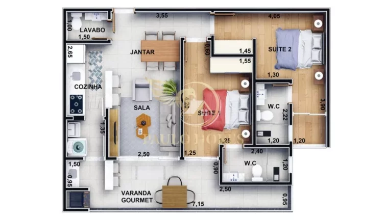 Imagem APARTAMENTO À VENDA COM 2 SUÍTES MAIS LAVABO, LOCALIZADO A 500 METROS DO AQUÁRIO NO ITAGUÁ EM UBATUBA-SP