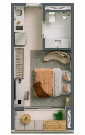 Imagem Imóvel com 1 Quarto à Venda, 27 m² em Vila Clementino - São Paulo Imagem Imóvel com 1 Quarto à Venda, 27 m² em Vila Clementino - São Paulo