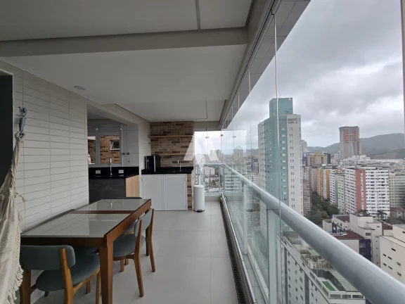 Imagem Viva no Alto Estilo: 2 Suítes, Vista Panorâmica e Tecnologia na Aparecida, 3 vagas demarcadas