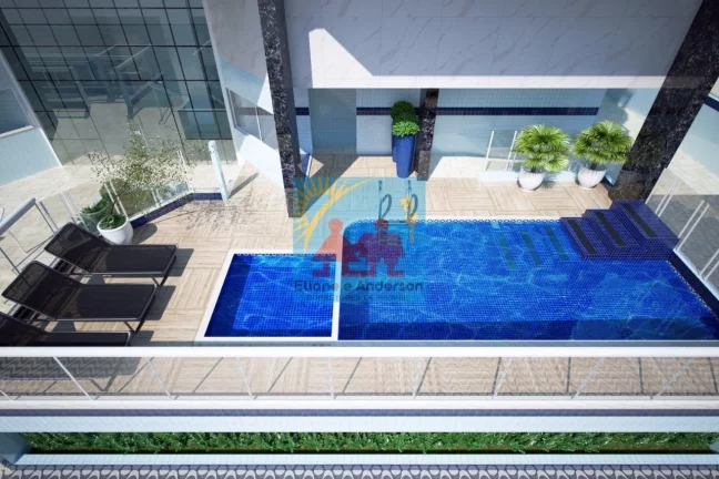 Imagem Apartamento com 2 dorms, Caiçara, Praia Grande - R$ 326 mil, Cod: 1027