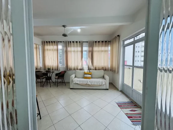 Imagem Cobertura à venda com 1 dormitório e Vista para o mar no Itararé em São Vicente/SP
