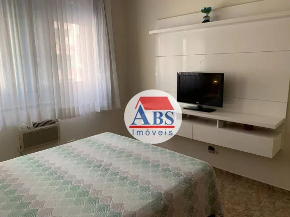 Imagem Apartamento com 3 dormitórios à venda, 99 m² por R$ 664.000 - Embaré - Santos/SP Prédio frente mar