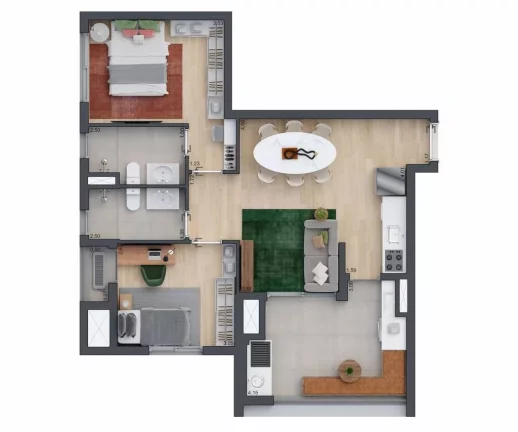 Imagem Zeit Brooklin - Residencial