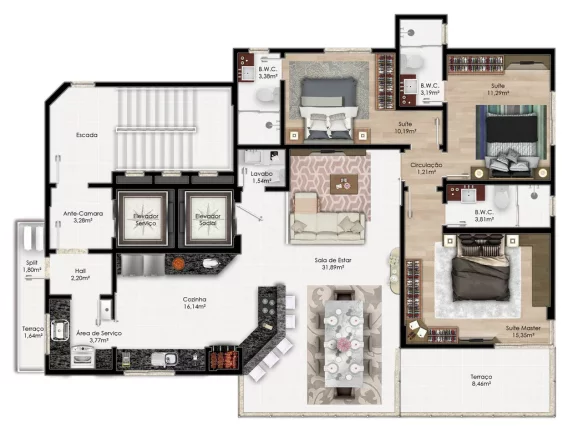 Imagem Apartamento à venda no bairro Centro - Balneário Camboriú/SC