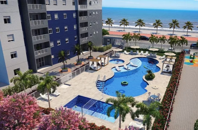 Imagem Apartamento com 2 dorms, Balneário Umuarama, Mongaguá - R$ 311 mil, Cod: 1646