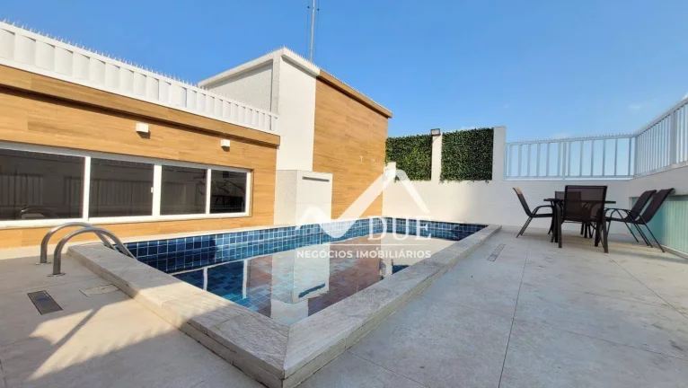 Imagem Cobertura com 3 dormitórios à venda, 322 m² por R$ 2.200.000,00 - Pompéia - Santos/SP