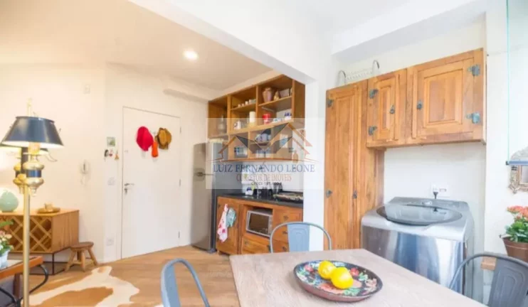 Imagem Apartamento Garden para Locação, Mobiliado, 47 m², 1 suíte e 1 vaga. - Pinheiros