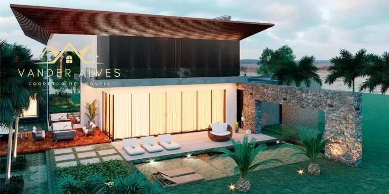 Imagem Casa de luxo à venda em Foz do Iguaçu-PR, no condomínio Golf CLUB com 4 quartos, 3 suítes, 6 salas, 5 banheiros, 3 vagas de garagem