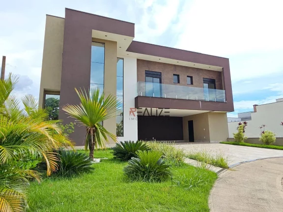 Imagem Sobrado com 4 suítes e escritório à venda, 320 m² por R$ 2.950.000 - Condomínio Fechado - Indaiatuba/SP