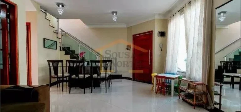 Imagem Ótimo sobrado, 3 dormitórios, sendo os 3 suites, closet, rico em armários, sala 2 ambientes, cozi...