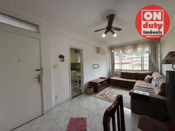 Imagem Apartamento para alugar, 77 m² por R$ 3.800,00/mês - Boqueirão - Santos/SP
