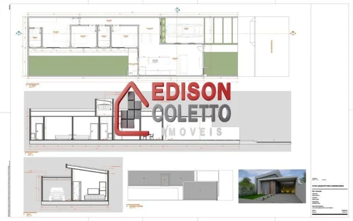 Imagem Casa nova a venda, 3 quartos, no Villaggio Clotilde Brossi, Piracicaba!!
