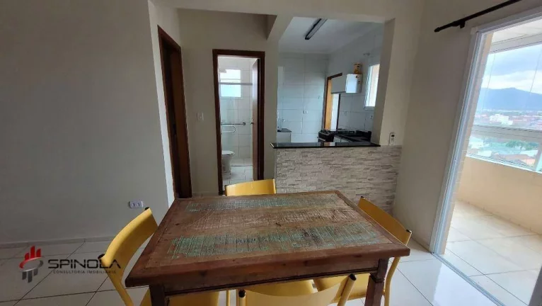 Imagem Apartamento com 1 dormitório à venda, 51 m² por R$ 380.000,00 - Maracanã - Praia Grande/SP