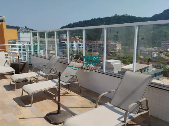 Imagem Apartamento com Vista para o Mar próximo a Praia das Toninhas em Ubatuba SP