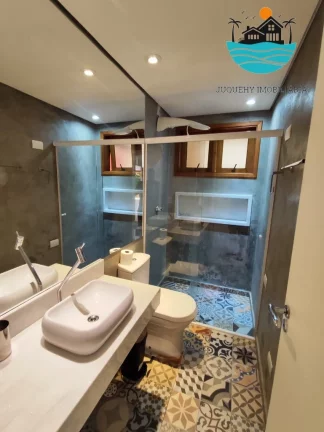 Imagem Casa de Temporada em Juquehy - 3 quartos sendo 02 suítes + 01 mezanino, 600metros da praia, piscina, max. 8 pessoas | Juquehy Imobiliária