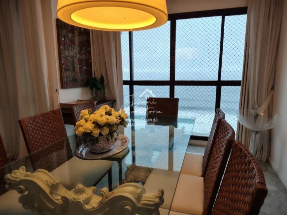 Imagem Apartamento de luxo à venda em Guarujá-SP, no bairro Pitangueiras: 3 quartos, 3 suítes, 2 salas, 5 banheiros, 2 vagas de garagem, 190m².