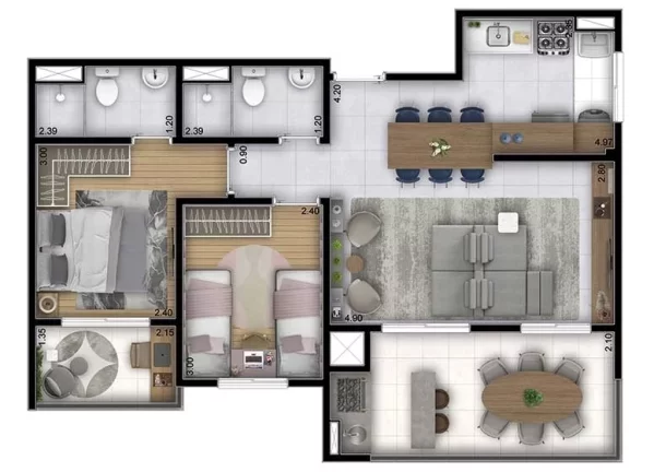 Imagem Apartamento em Panamby - São Paulo SP
