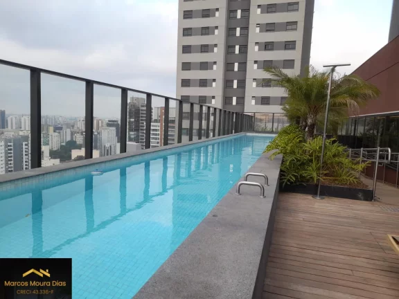 Imagem Apartamento Studio na Pompeia, Novo e Mobiliado com 27 m²