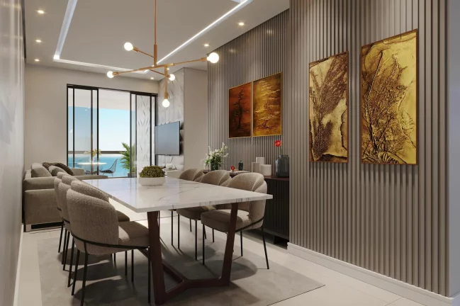 Imagem Apartamento com 2 dormitórios à venda sendo 1 suíte, 138.2 m² por - R$ 1.499.000,00 - Palmas - Gov. Celso Ramos/SC