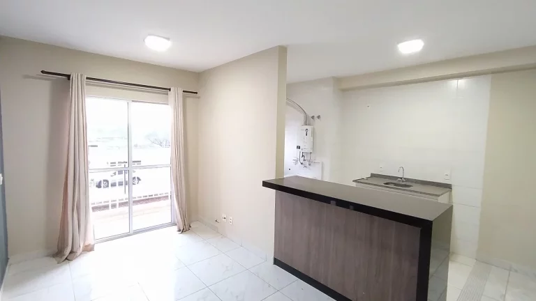 Imagem Apartamento com 59 m² com sala 2 ambientes, cozinha com armário, 2 dormitórios sendo 1 suíte, ba...