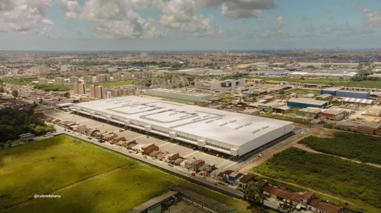 Imagem Galpão moderno para locação em condomínio logístico de alto padrão, localizado na Cidade Unive...