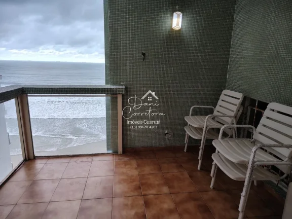 Imagem Apartamento frente mar de 2 quartos com suíte, 2 salas e vaga de garagem nas Pitangueiras, Guarujá-SP: Imperdível oportunidade!