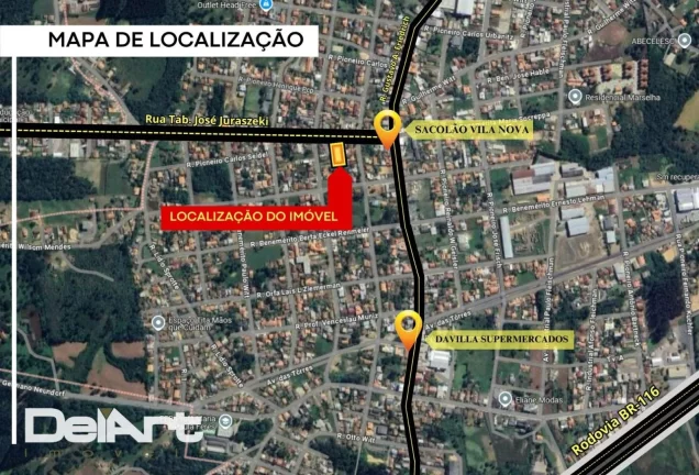 Imagem TERRENO COMERCIAL A 150m DO SACOLÃO VILA NOVA - 798,00m2 - R$ 449.000,00