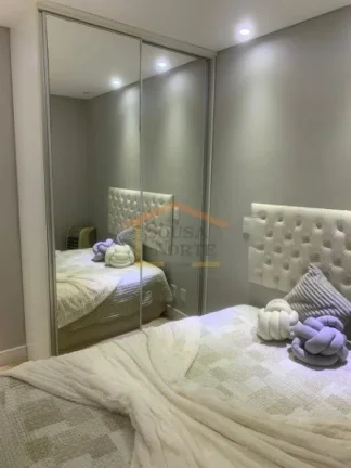 Imagem Apartamento com 55 m², composto por 2 dormitórios, sendo 1 suíte, além de 2 banheiros (social e ...