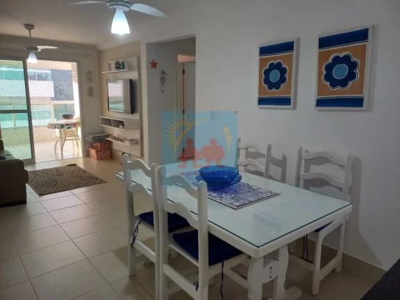 Imagem Apartamento no Centro de Mongaguá - 2 Dormitórios (1 Suíte) - Varanda Gourmet - 1 Vaga de Garagem - R$ 345 mil, Cod: 350