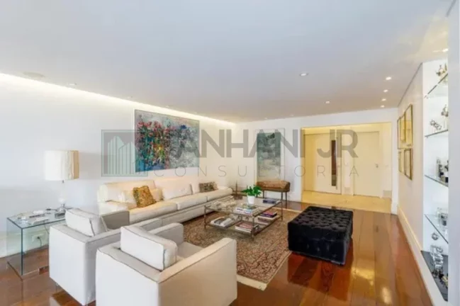 Imagem Luxuoso apartamento de 3 quartos e 3 suítes no coração do Jardim Paulista, São Paulo-SP: 346m², 3 salas e 2 vagas de garagem!