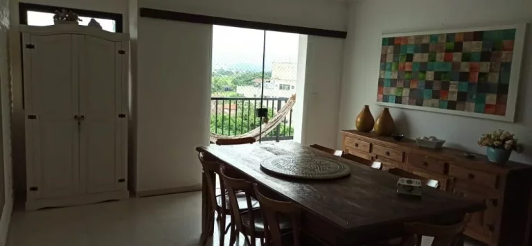Imagem Apartamento com 3 dormitórios à venda, 94 m² - Tombo - Guarujá/SP