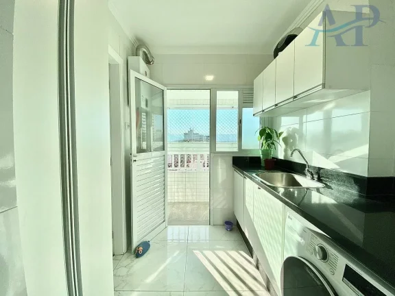 Imagem Apartamento na Guilhermina em Praia Grande com 3 Dormitórios