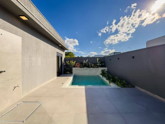 Imagem Casa moderna com 3 suítes e escritório à venda, 194 m² por R$ 1.790.000 - Condomínio London Park - Indaiatuba/SP