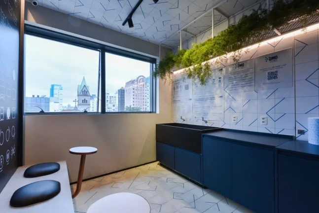 Imagem Studio Alameda Lorena - 21M², 1 Dorm, Mobiliado, Móveis Planejados, Academia, Piscina, Coworking, Lobby com Pé Direito Duplo.